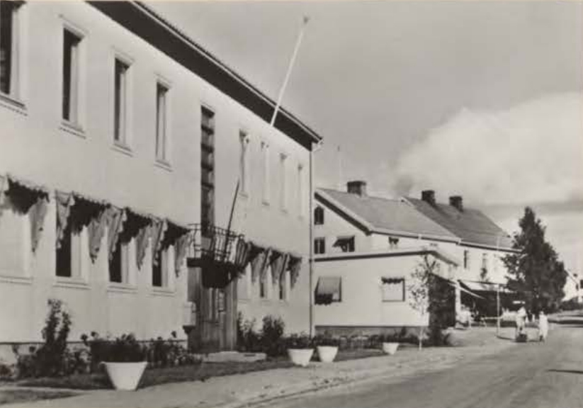 Kommunalhuset i Holmsund. Umeå stadsarkiv.