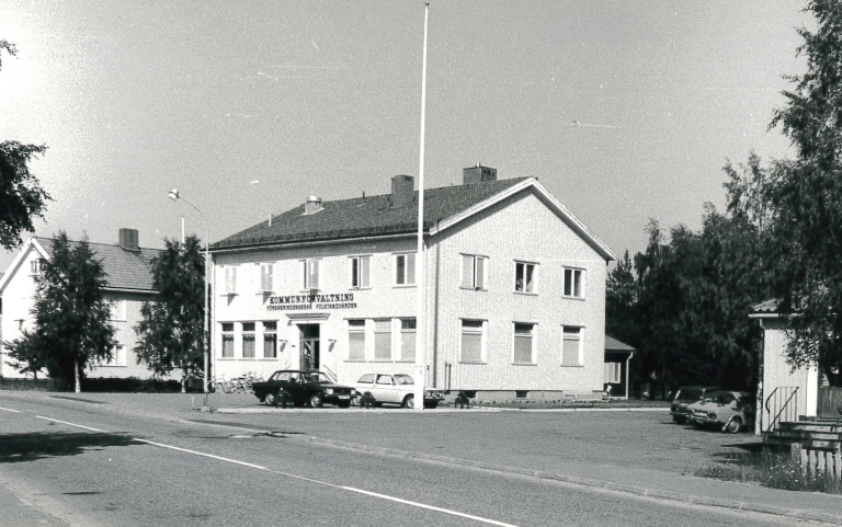 Kommunalhuset i Sävar. Umeå stadsarkiv.
